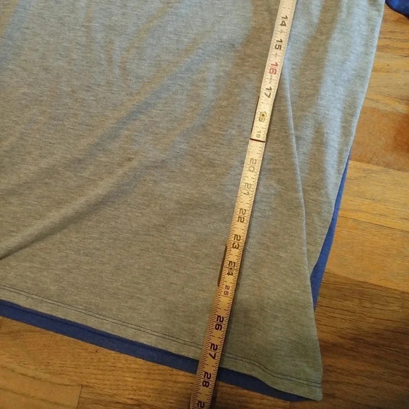 KC Royals Shirt Mens S Blue MLB Baseball Nike 3/4 Sleeve Pullover Outdoor - Picture 5 of 8